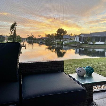 Serenity Waterfront Villa With King Suite, Private Pool, Great Lanai Enclosure And Long Water Views Кейп-Корал Экстерьер фото